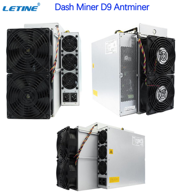 新しく強力なBitmain Antminer D9 1770G 2839Wのダッシュ抗夫D9 X11 Asic抗夫
