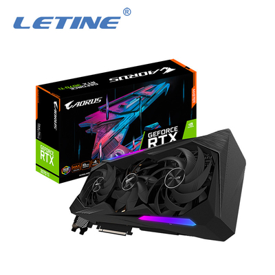 1875MHz Geforce Rtx 3070のチタニウム8gbのグラフィックス・カードGDDR6X 256ビット19000のMHz