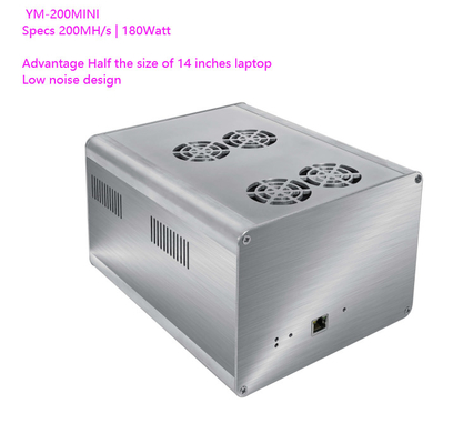 YM-200MINI 200MH 180Wattの低雑音の設計ETH等blockchain抗夫