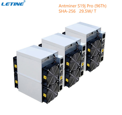 Bitmain Antminer S19jプロ第96 29.5W/Tイーサネット インターフェイスBTC Asic抗夫