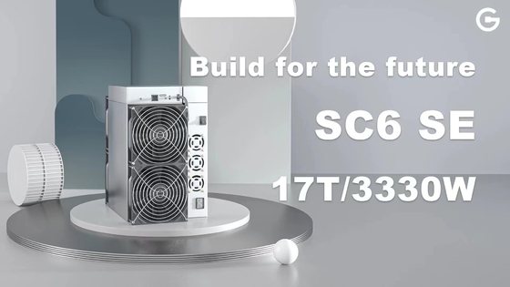 Goldshell SC6 SE SCの硬貨17Th/S 3330W Siaの硬貨抗夫の高いHashrateコンピュータ サーバー