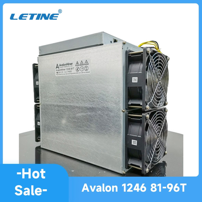 Letine Canaan Avalon 1166pro 81のTh BTC Aisc抗夫SHA 256のアルゴリズムのイーサネット インターフェイス