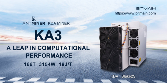 KA3 Bitmain Asic Antminerブレイク2sのアルゴリズムのKDA空冷の硬貨抗夫