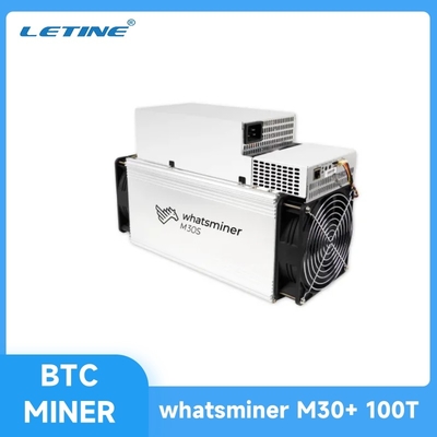 Letine MicroBT Whatsminer M30S+ 100T 102T BTC抗夫M30S++ m30sのmicrobt