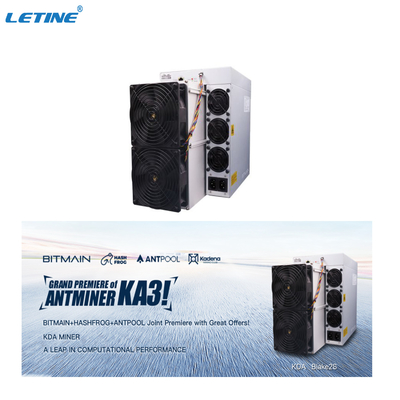 最高上の新しいBitmain Antminer KA3 166T KDA抗夫KA-3 3154W Kadenaの採掘機KD6 KD