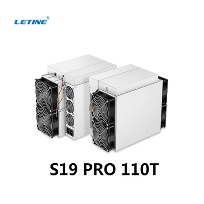 在庫のBitmainのantminer s19pro 110Tは速くS19プロasic抗夫の価値を提供する