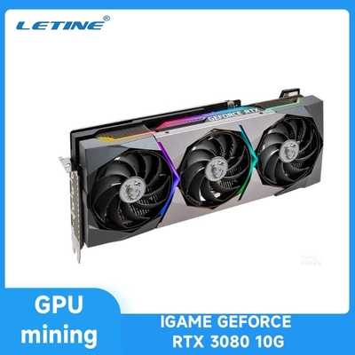 ETC LETINE抗夫のグラフィックス・カードIGAME GEFORCE RTX 3080 10G ZECの中佐鉱山の装備のグラフィックス・カード