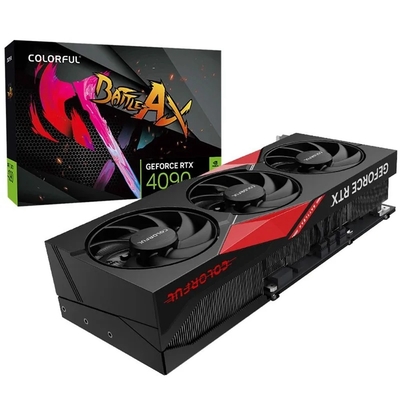 多彩なRTX 4090 GPUの卓上コンピュータのゲームのグラフィックス・カードをグラフィックス・カード