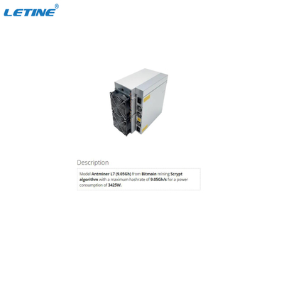 Antminer L7 Bitmain Asic Antminer 9.05G 9.5Gの中佐総督のLitecoin Dogecoin L7 Asic抗夫
