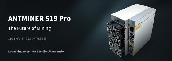 Antminer S19jのプロかまれた採掘機Asic Bitmain Antminer 90T 95T 100T 102T 104T 110T