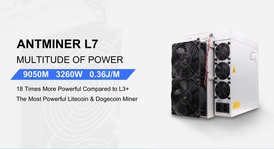 DOGE LTC L7 9050M Asic マイナーマシン Bitmain Antminer L7 9050M 9300M 9500M