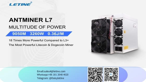 DOGE LTC L7 9050M Asic マイナーマシン Bitmain Antminer L7 9050M 9300M 9500M