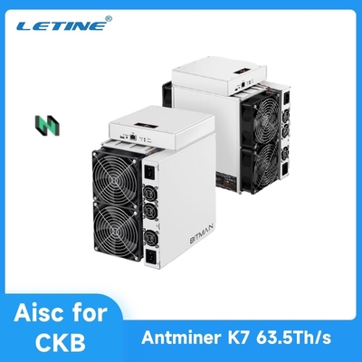 3080W Bitmain Asic Antminer K7 63.5Th Eaglesong アルゴリズム ブロックチェーン マイナー