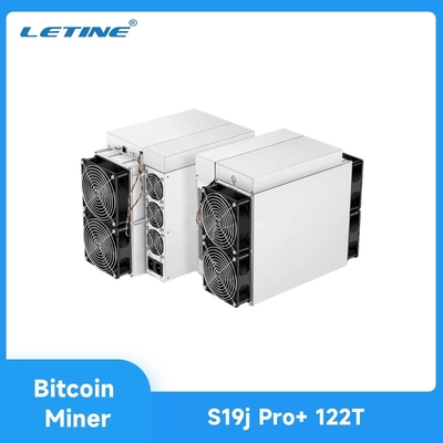 S19j Pro+ Bitmain Aisc Antminer 122T 3355W BTC/BCH/BSV SHA256 Bitcoin Asic抗夫