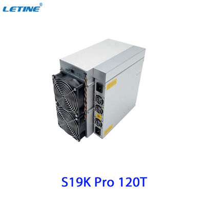 迅速な出荷 Bitmain Asic Antminer S19K Pro 120T 23W ビットコイン・マイニング・マシンの低電力消費