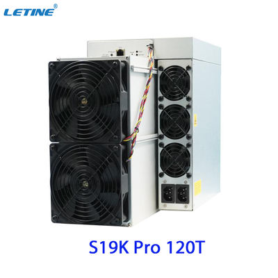 迅速な出荷 Bitmain Asic Antminer S19K Pro 120T 23W ビットコイン・マイニング・マシンの低電力消費