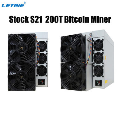 ストック 新品 ビットメイン アントマイナー S21 200T 195T 188T 17.5w BTC マイニング アントマイナー s21 アシックマイナー