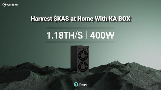 KAS アシック・マイナー ゴールドシェル KA-BOX 1.18Th/s KHeavyHash アルゴリズム カスパ・マイニング・マシン アントマイナー KS5 KS3 アイセリバー KS3M