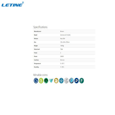 スクリプト ライトコイン ドージコイン LTC ドージ アントマイナー L9 16.2Gh ビットメイン アシック マイニング マイナー