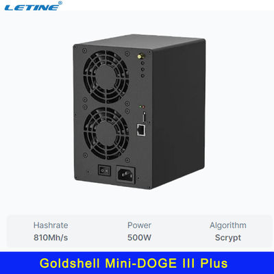 Mini-DOGE III Plus Goldshell 鉱山アルゴリズム 810Mh/s 500W DG1 DG1+ L7 L9 LTC DOGE マイナー
