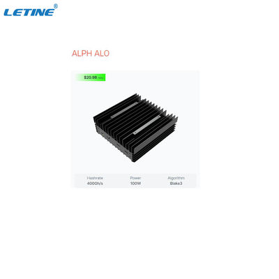 アイスリバーマイニング ALPH AL0 400Gh/s 100W ブロックチェーンの暗号アシックマイナー