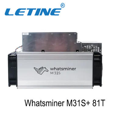 81T Whatsminer M31s+ M31s抗夫SHA-256 BTC Asic抗夫BTCの硬貨の採掘機