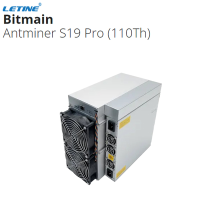 Bitmain真新しいAntminer S19Pro 110T S19プロ110T S19Jプロ104T 100T 96T Asic Bitcoinの採掘機
