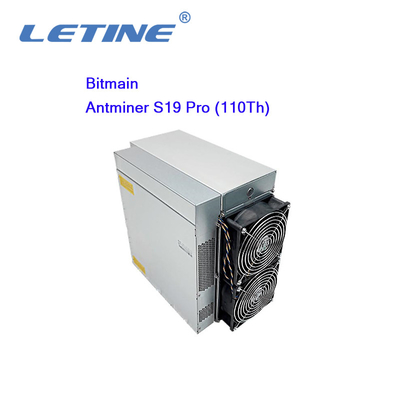 Bitmain Asic Antminer S19プロ110Th/S Bitcoin抗夫S19のプロ110T点の在庫の高いHashrateの採掘機の蟻抗夫