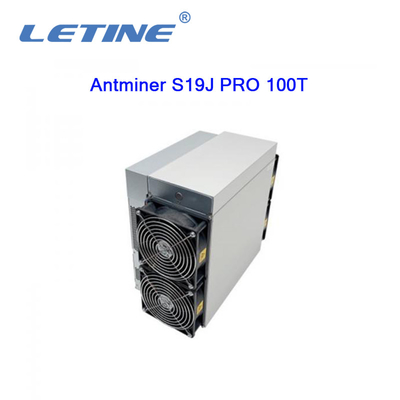 Bitmain Asic Antminer S19J 100Th/s抗夫のプロ100T 3050W SHA-256のアルゴリズムのBitcoinの採掘機のhashrate