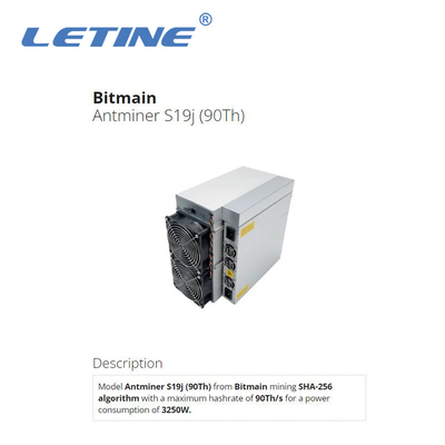 BTC Bitcoin抗夫S19Jプロ104T S19のプロ110T蟻抗夫のためのBitmain Asic Antminer S19J 90T 3100W
