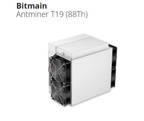 標準的なAntminer T19第88第84 Bitmain SHA-256 Bitcoin BTCの抗夫
