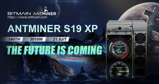 3010W Bitmain Antminer S19 XP 140Thのイーサネット インターフェイス400mm