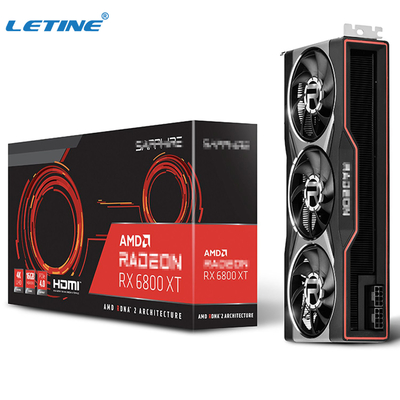 グラフィックス・カードAMD Radeon Rx 6800のxt 16Gb 256はGpu鉱山の装備のための69Mh/s ETHのhashrateのRx 6900xt 6700xtのビデオ カードをかんだ