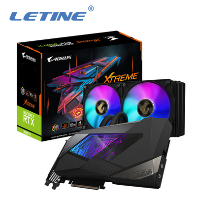 RTX 3080のチタニウム10GB GDRR6X 384かまれた抗夫のグラフィックス・カードRTX 3070 3080 3090 Gigebyte AORUS GeForce