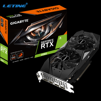 192かまれた12GB Nvidia Geforce Rtx 2060のグラフィックス・カードGDDR6 2060Sの採掘機ETH等