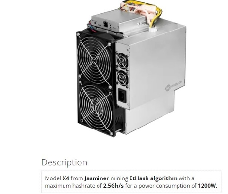 75db 1200W 2.5Gh/S Asic抗夫のEthashのイーサネット インターフェイス