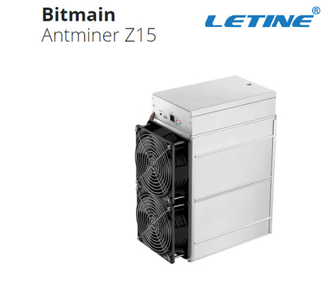 在庫のZECの静けさの硬貨を採鉱するためのAsic Bitmain Antminer Z15 420ksol/s抗夫