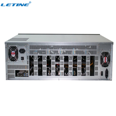 CMP 170HX 90HX AMD BC-160 3060 GPUの暗号抗夫が付いている金属8GPU鉱山の装備フレーム