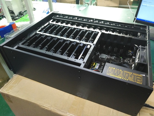 9400 CPU Chiaの硬貨鉱山の装備のマザーボードIntel I5 DDR4のRAM 16GB 256GB SSD鉱山場合PSU HDD