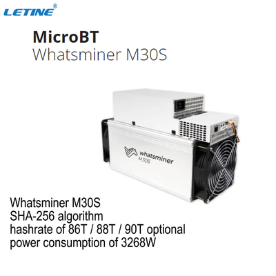 SHA 256 Asic Bitcoin抗夫のMicroBT Whatsminer M30S 90T 88T 86T 84Tの暗号の採掘機