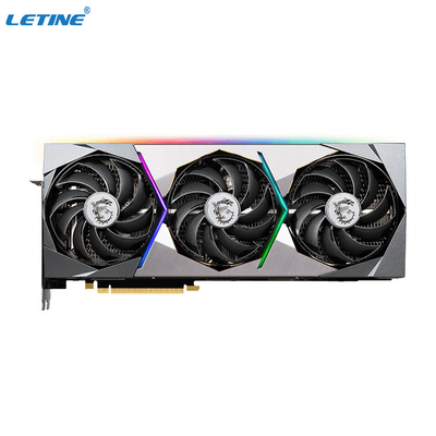 12G賭博MSI GeForce RTX 3080のチタニウムSUPRIM Xのゲームのグラフィックス・カードのための採鉱のグラフィックス・カード