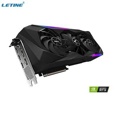 ギガバイトAORUS GeForce RTX 3070のチタニウムのマスター8Gグラフィックス・カードMAXは冷却4gbグラフィックス・カードを覆った