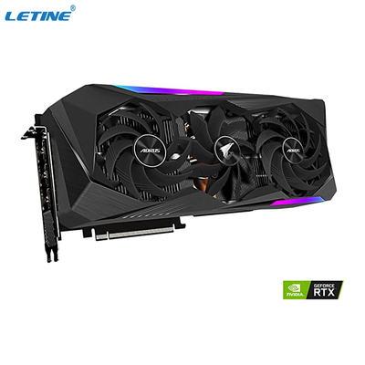 ギガバイトAORUS GeForce RTX 3070のチタニウムのマスター8Gグラフィックス・カードMAXは冷却4gbグラフィックス・カードを覆った
