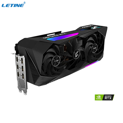 ギガバイトAORUS GeForce RTX 3070のチタニウムのマスター8Gグラフィックス・カードMAXは冷却4gbグラフィックス・カードを覆った