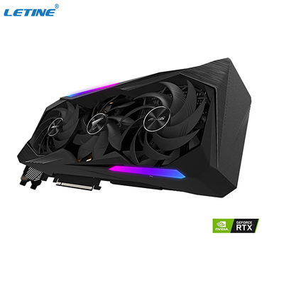ギガバイトAORUS GeForce RTX 3070のチタニウムのマスター8Gグラフィックス・カードMAXは冷却4gbグラフィックス・カードを覆った