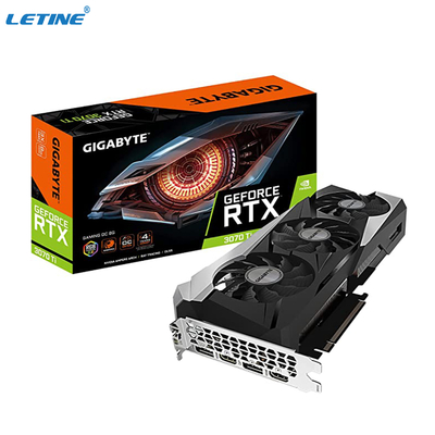 ギガバイトのGeForce RTX 3070のチタニウムの賭博のOC 8Gのグラフィックス・カードWINDFORCE 3Xの冷却装置