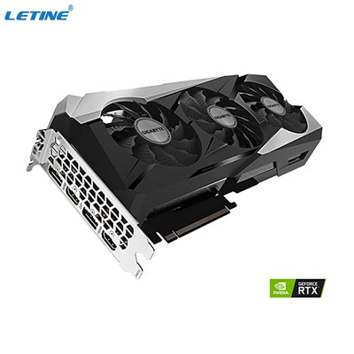 ギガバイトのGeForce RTX 3070のチタニウムの賭博のOC 8Gのグラフィックス・カードWINDFORCE 3Xの冷却装置