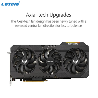HDMI NVIDIAのグラフィックス・カードASUS TUF GeForce RTX 3070のチタニウムのOCの版賭博