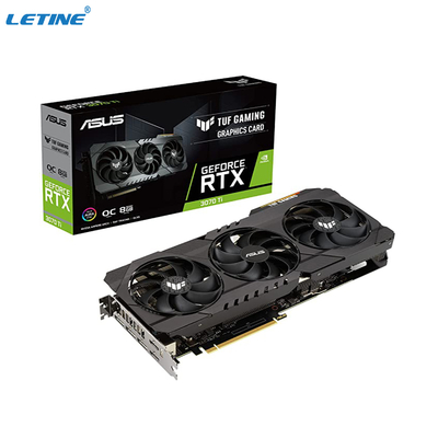 HDMI NVIDIAのグラフィックス・カードASUS TUF GeForce RTX 3070のチタニウムのOCの版賭博