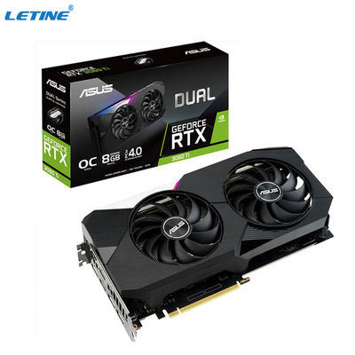 ロックのHashrateの賭博のグラフィックス・カードASUS DUAL-RTX3060TI-O8G-V2